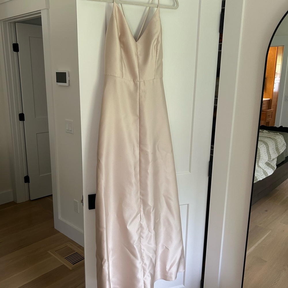 ALFRED SUNG Champagne Dress